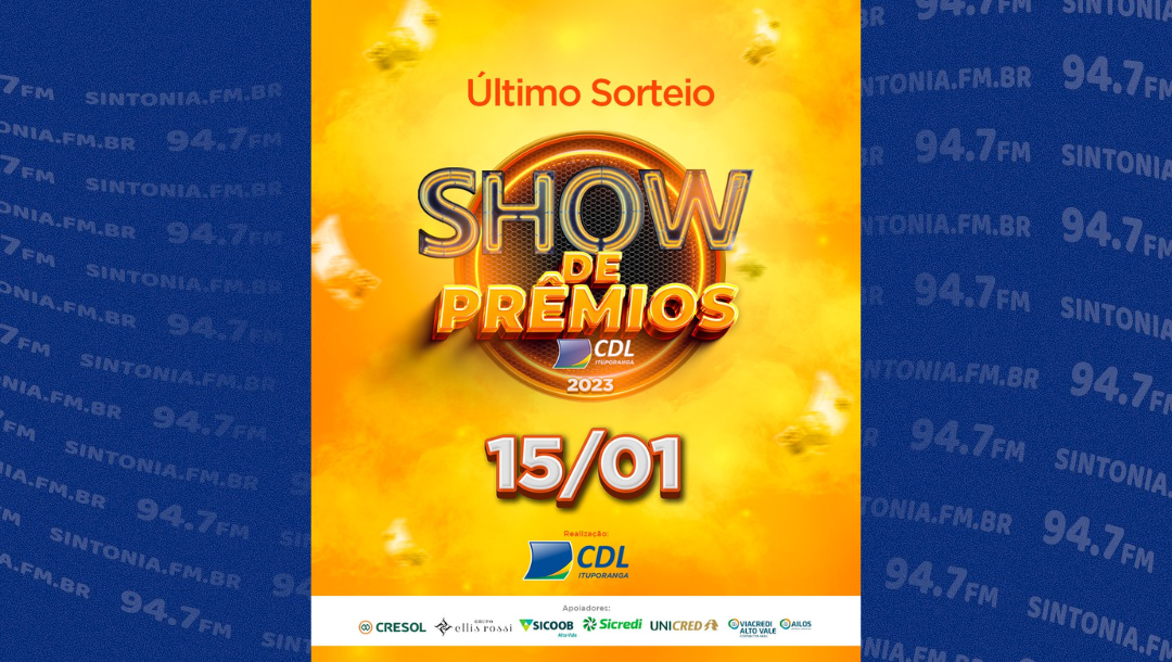 Comércio de Ituporanga volta a atender normalmente e segue com o Show de Prêmios da CDL