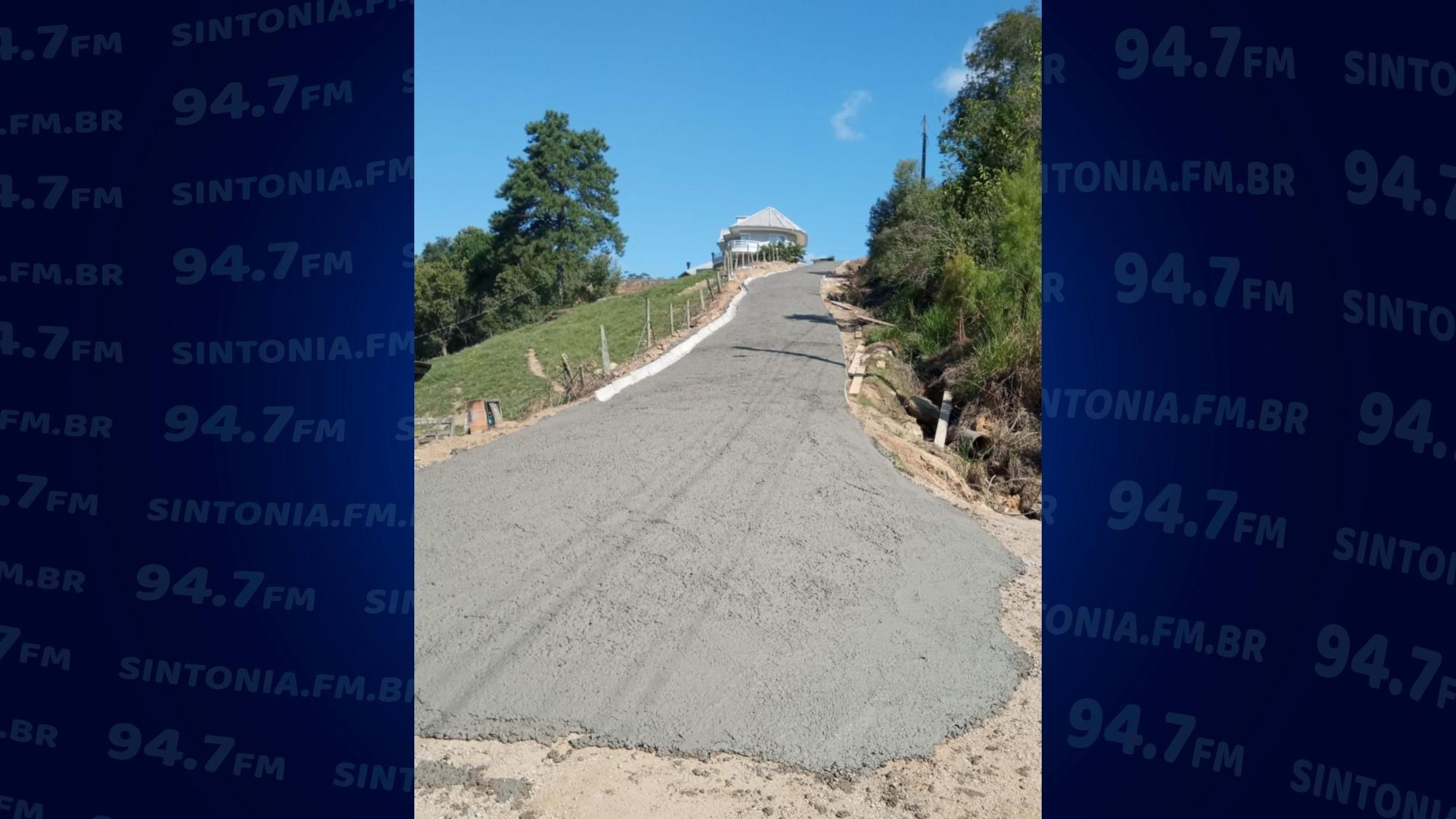 Concreto usinado avança em comunidades de Alfredo Wagner