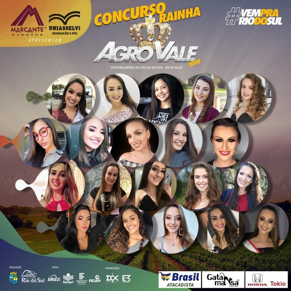 Conheça as candidatas a rainha da Agro Vale