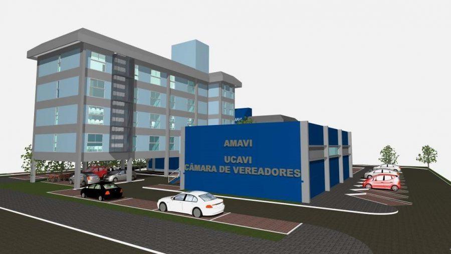 Construção da nova sede da Amavi, Ucavi e Câmara de Vereadores de Rio do Sul terá início em breve  