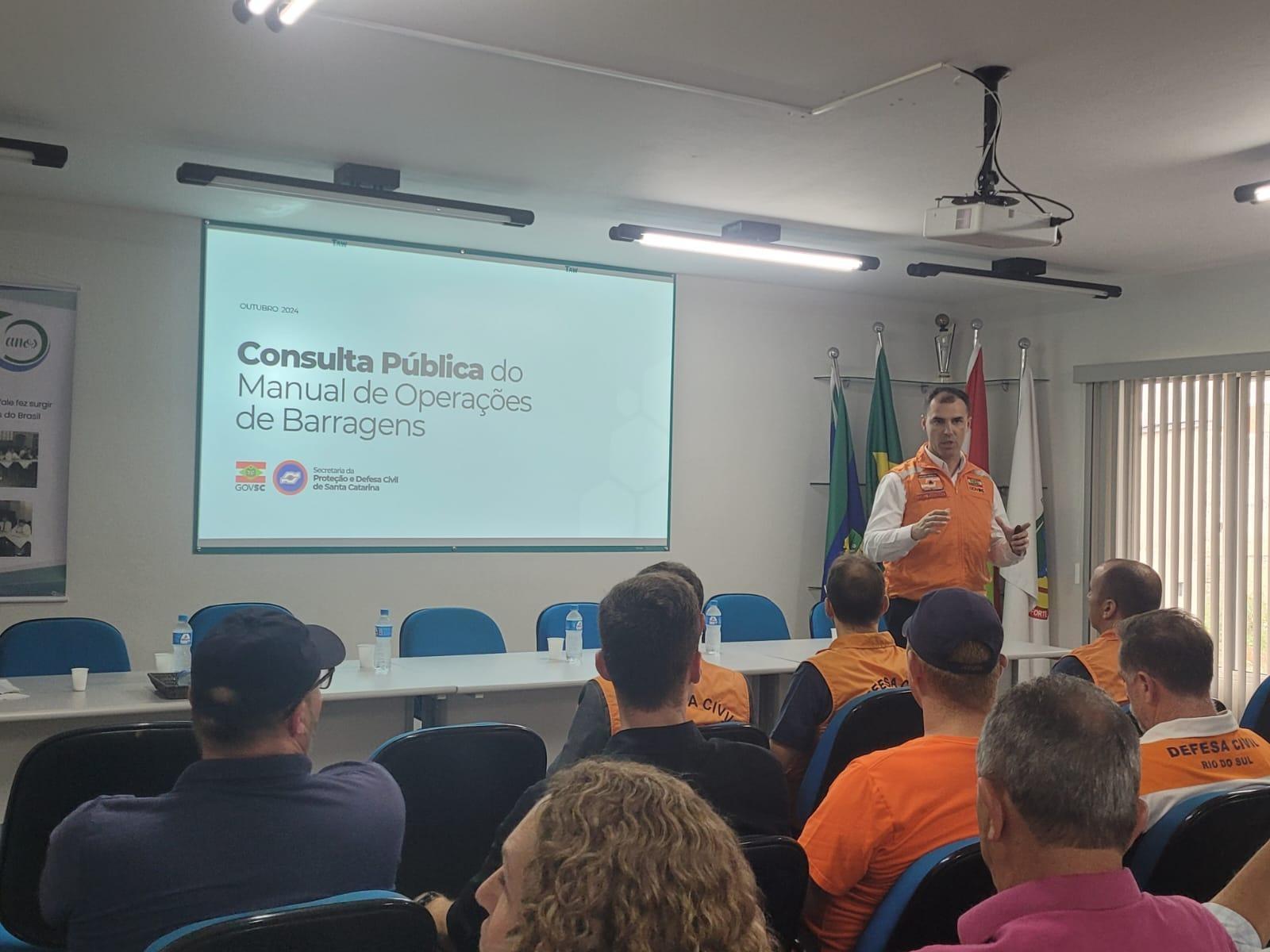 Consulta pública do Manual de Operação de barragens é apresentada aos municípios do Alto Vale