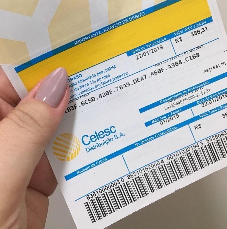 Consumidores do Alto Vale passam a receber faturas de energia elétrica em formato de boleto bancário