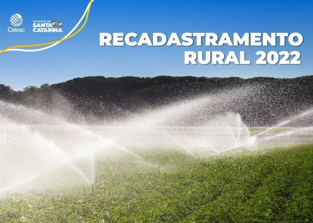 Consumidores rurais com benefício para atividades de Irrigação e Aquicultura devem fazer o recadastramento