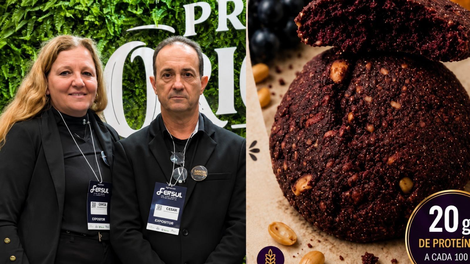 Cookeria do Alto Vale lança biscoito proteico de uva