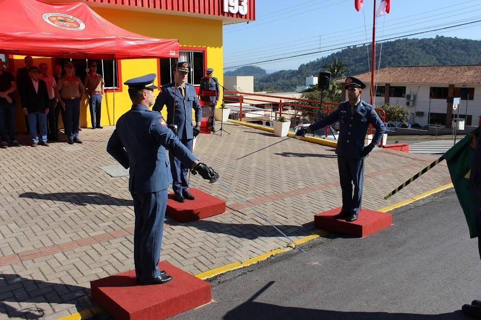 Corpo de Bombeiros Militar de Ituporanga passa a ter novo comandante