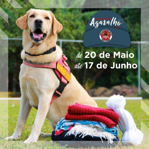 Corpo de Bombeiros Militar de Santa Catarina dá início à Campanha do Agasalho com cuidados contra Covid-19