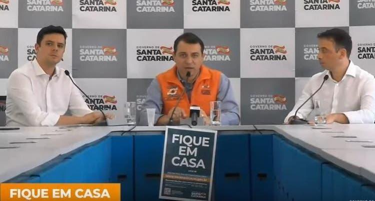 Covid19: Sobe para 86 número de casos em SC; situação de emergência será prolongada por mais sete dias