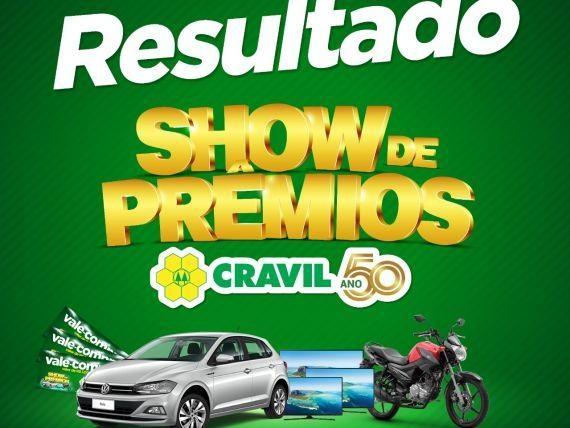 Cravil sorteia prêmios no seu aniversário de 50 anos