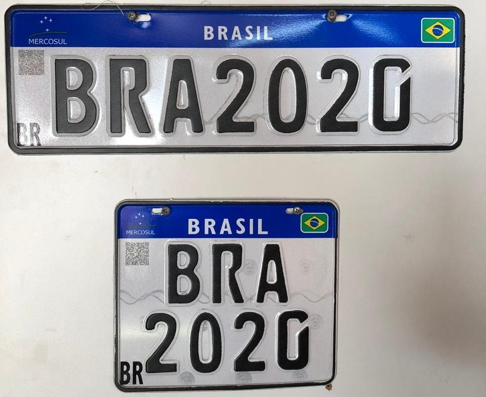 Credenciamento junto ao Denatran dificulta a fabricação das placas modelo Mercosul