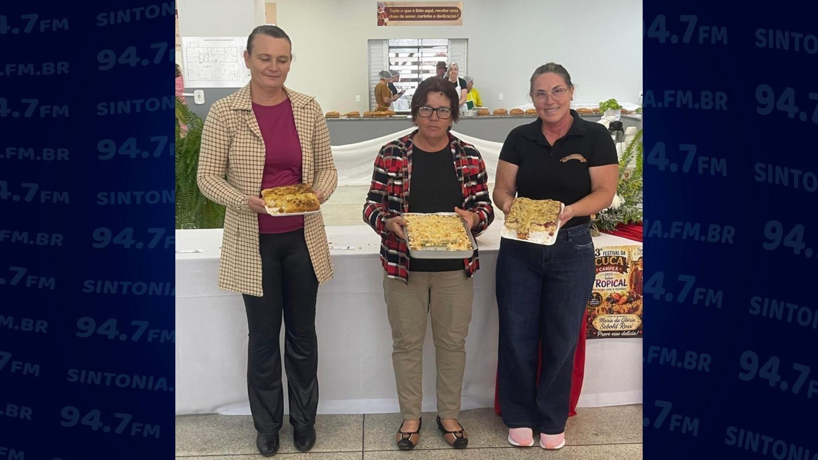 Cuca de geleia de morango ao vinho vence festival da Festa da Matriz em Ituporanga