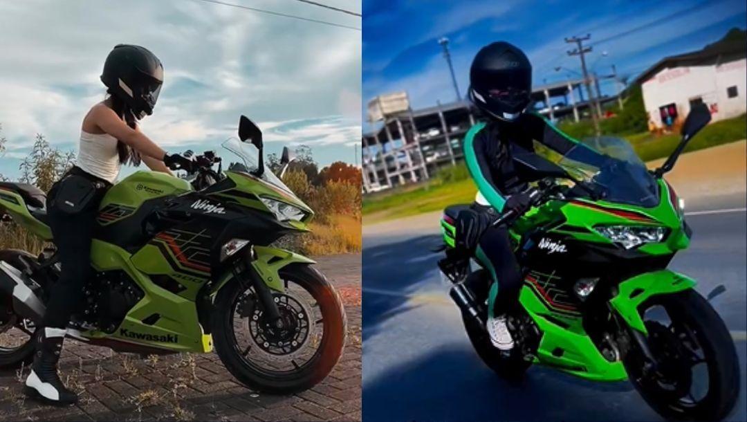 Dama Ninja: Quem é a ituporanguense da Kawasaki verde que inspira mulheres amantes da velocidade?