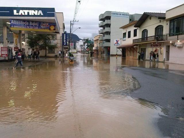 Região do Alto Vale também foi atingida pela enchente no final de semana