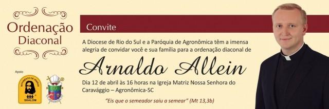 Seminarista de Imbuia será ordenado Diácono neste final de semana