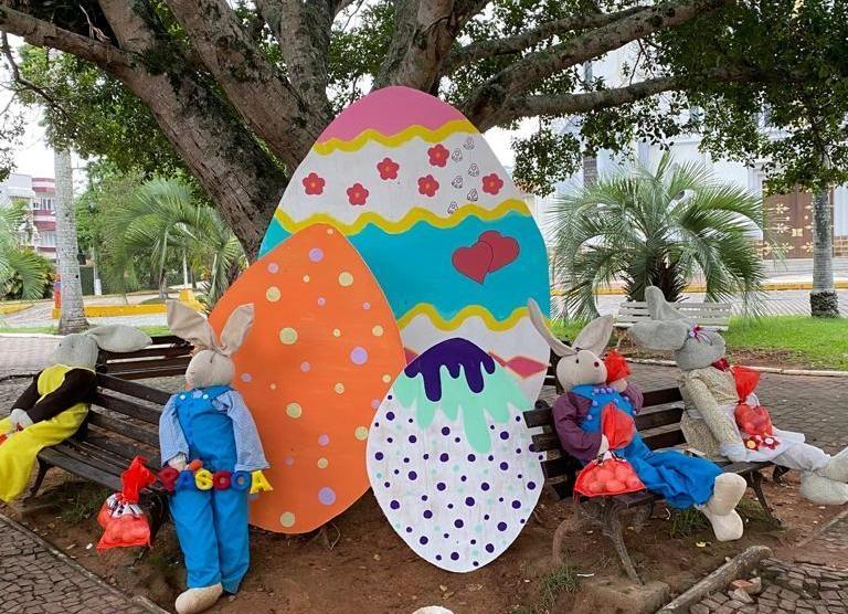 Decoração de Páscoa é furtada em Ituporanga