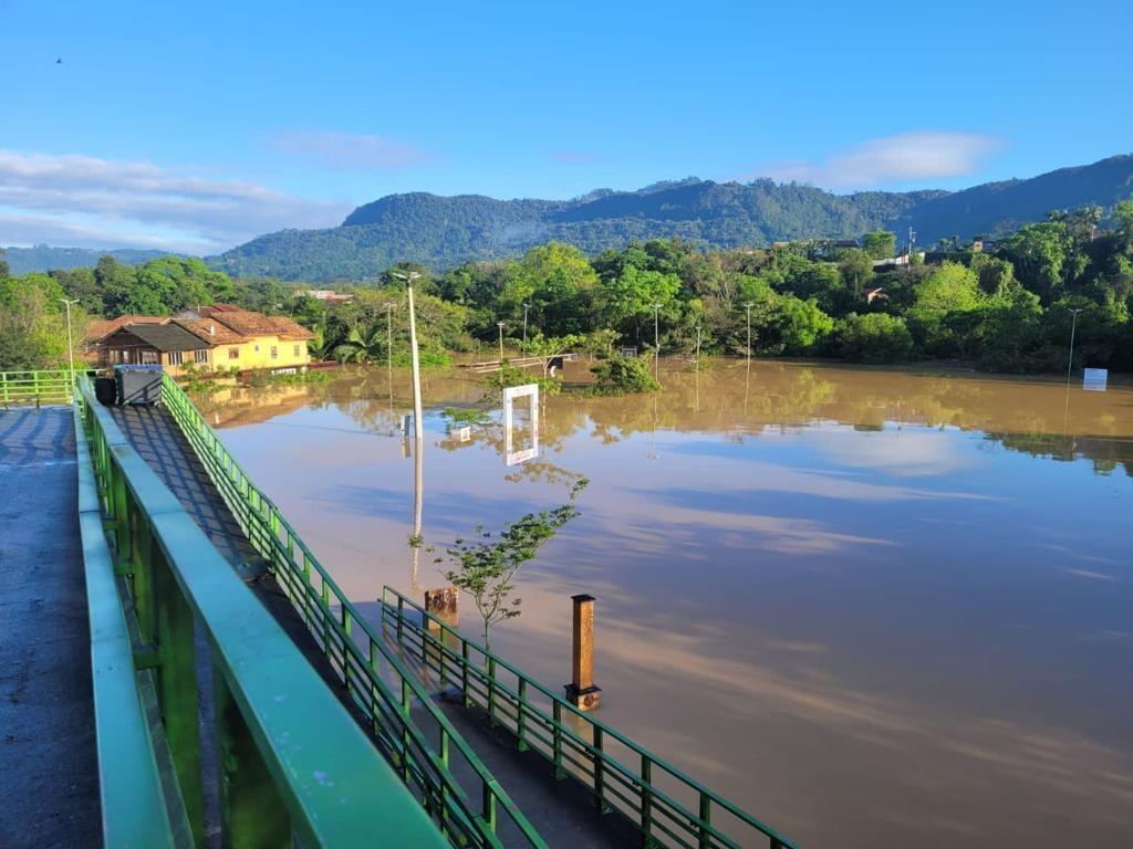 Defesa Civil de Rio do Sul reduz cota de inundação para 11 metros e cota de atenção para 12 metros