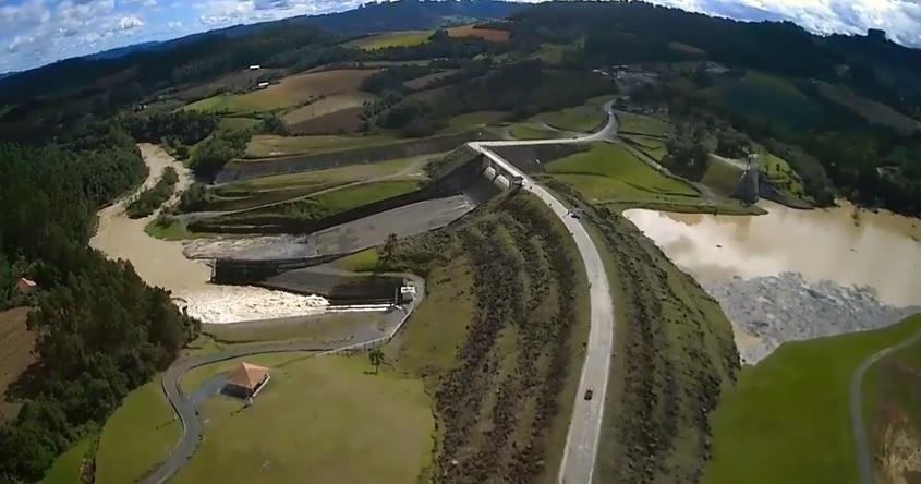 Defesa Civil realiza manutenção preventiva na Barragem Sul em Ituporanga