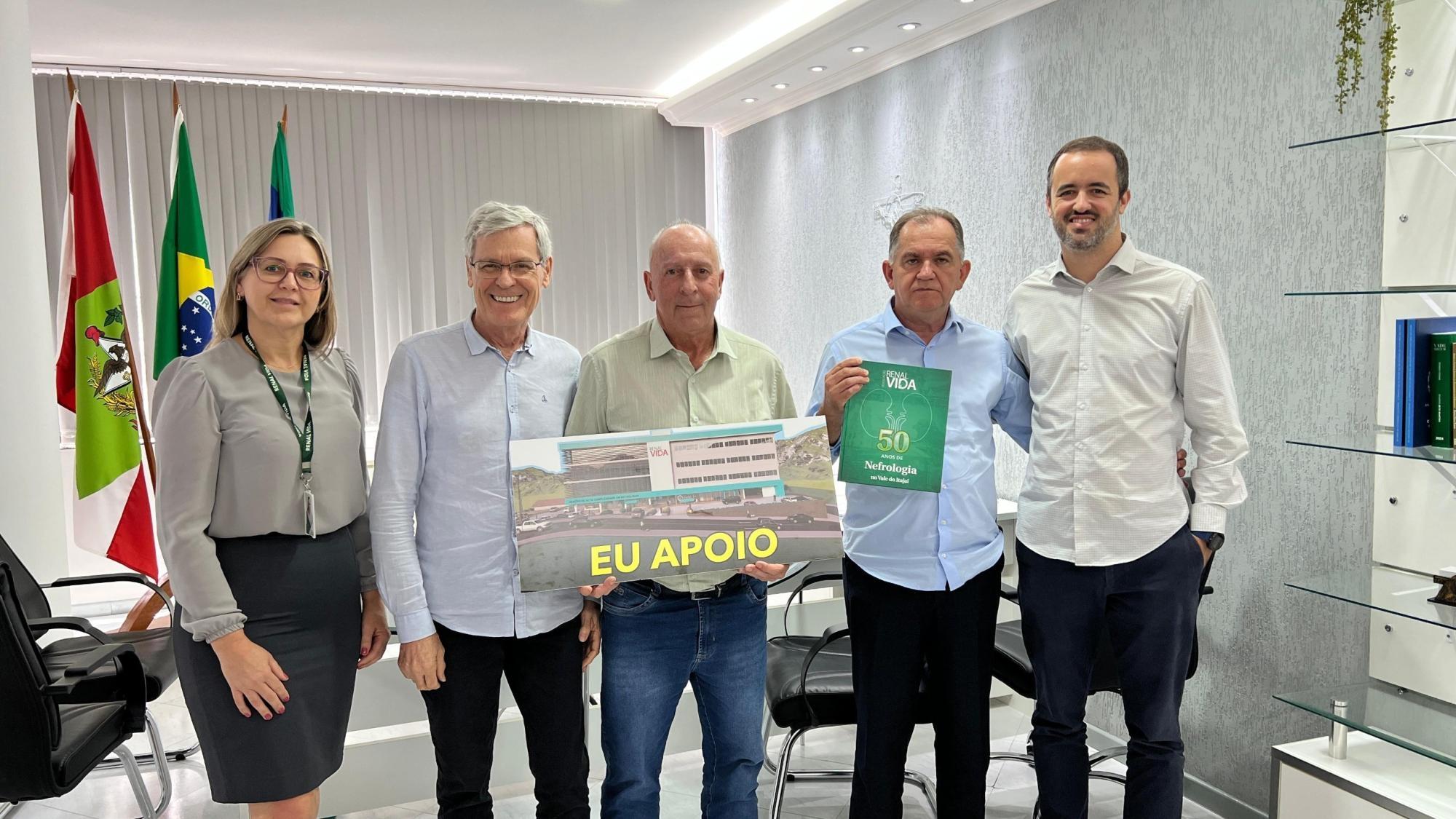 Deputado Oscar Gutz destina R$ 2,5 milhões para construção da nova sede da Renal Vida