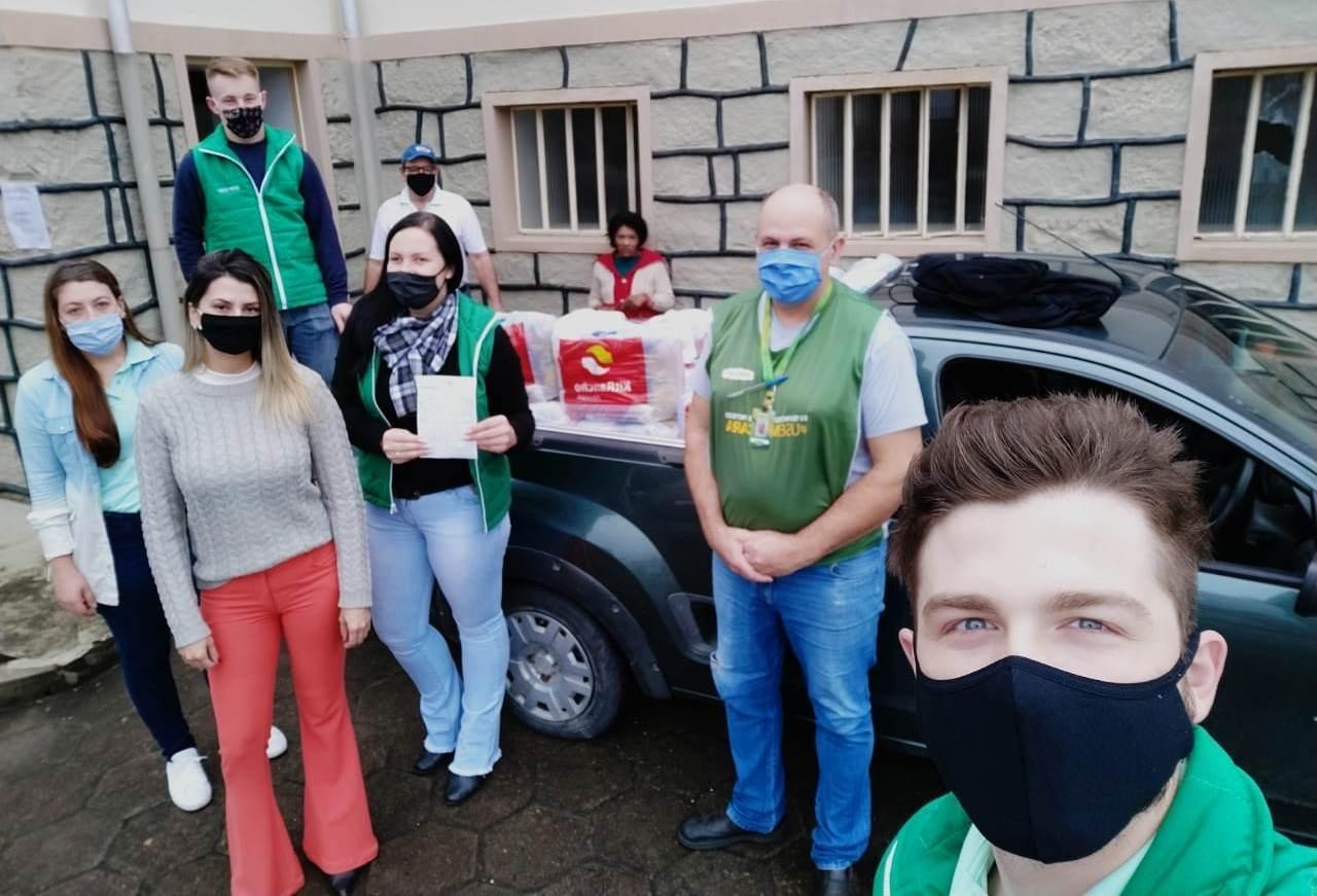 Desafio do Bem: Loja Quero-Quero entrega 50 cestas básicas para Assistência Social de Ituporanga