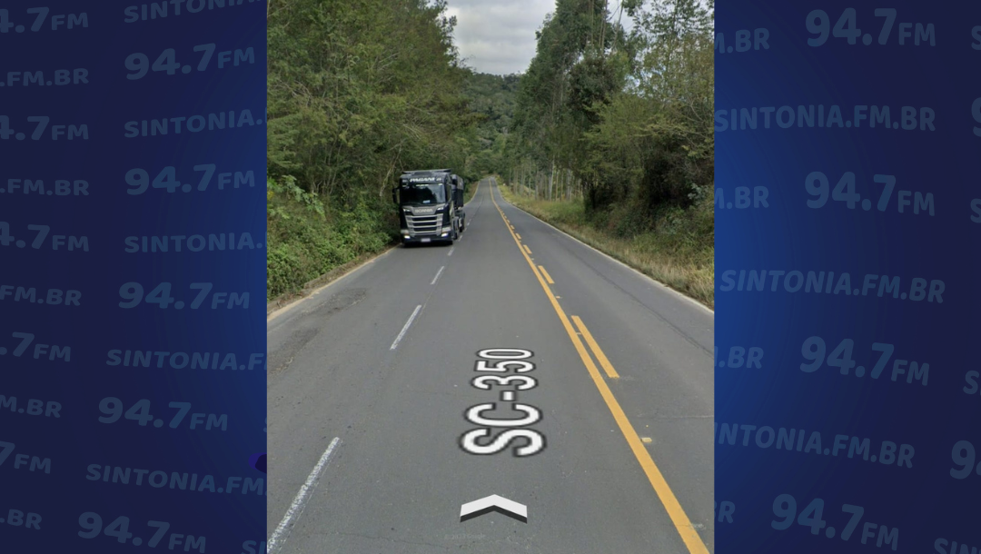 Detonação de rochas na Rodovia SC-350 em Alfredo Wagner está prevista para quinta-feira (25)