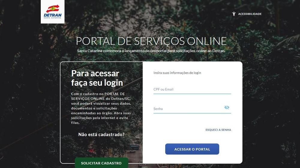 Detran-SC lança portal de serviços e consultas pela internet