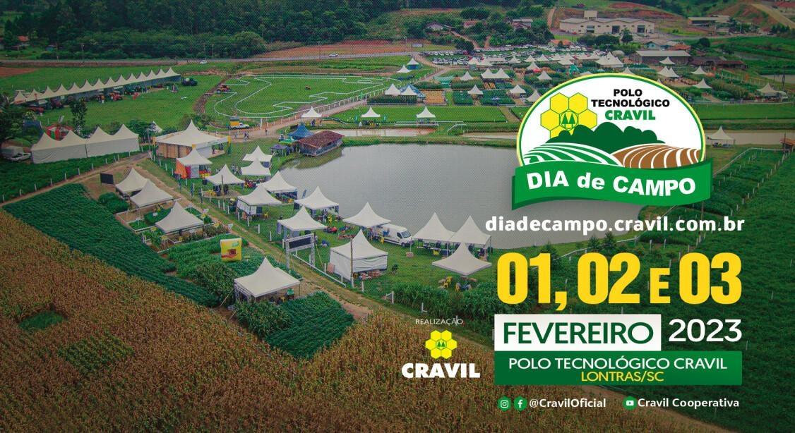Dia de campo da cravil está de volta em 2023 e acontecerá nos dias primeiro 2 e 3 de fevereiro.