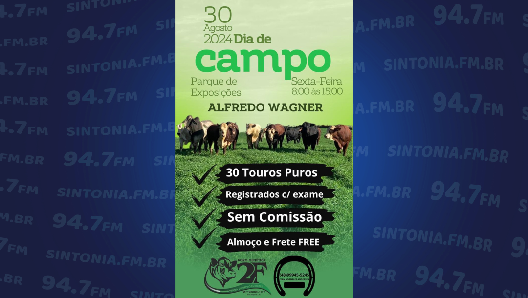 Dia de Campo será realizado em Alfredo Wagner nesta sexta-feira (30)