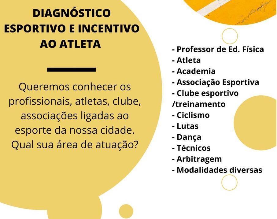 Diagnóstico Esportivo vai catalogar atletas e modalidades esportivas de Ituporanga