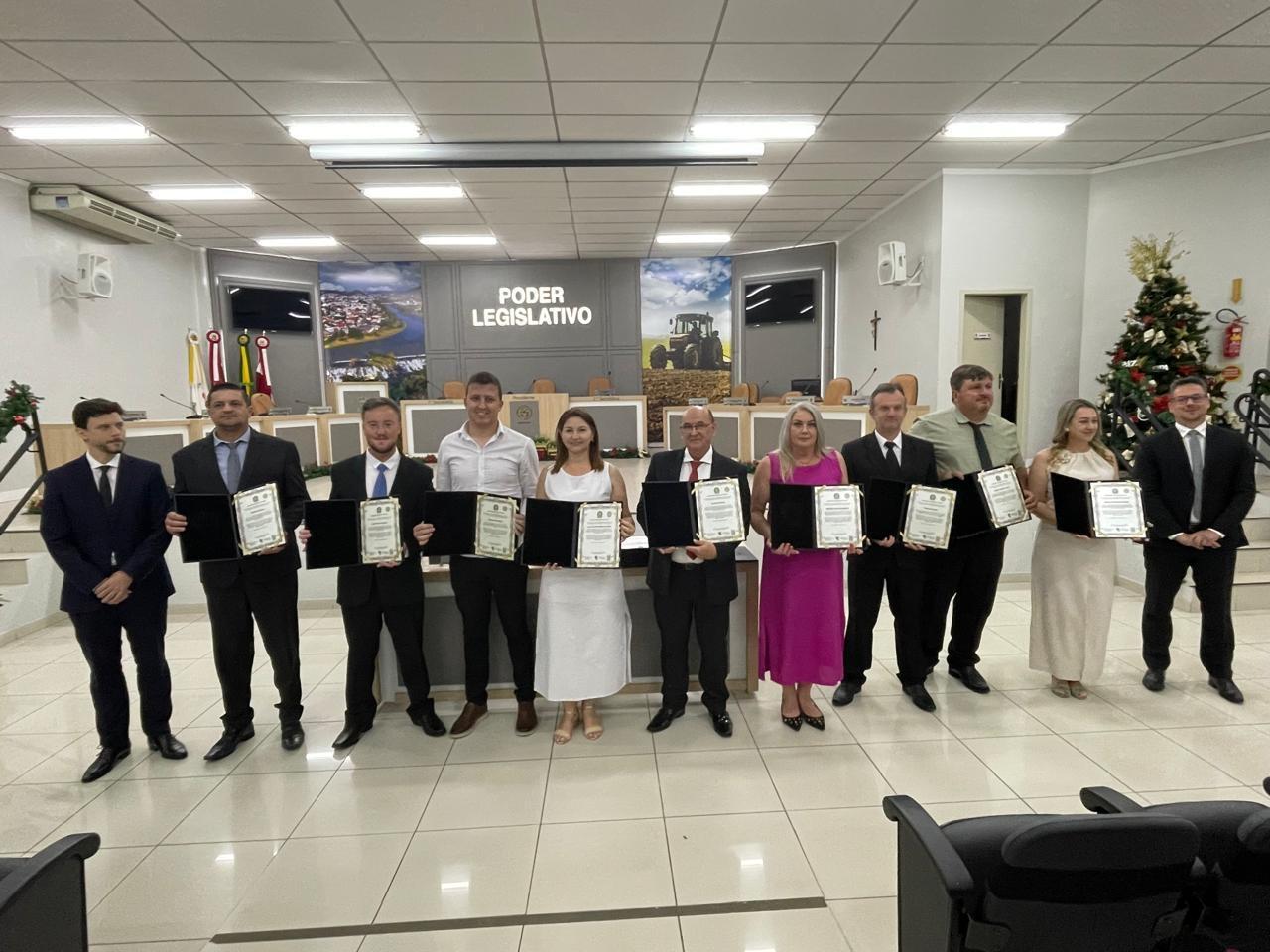 Diplomação oficial dos eleitos para o mandato 2025/2028 de Vidal Ramos