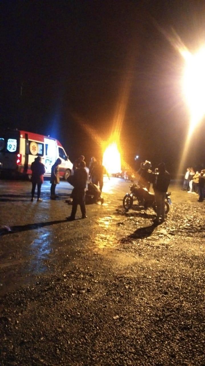 Duas pessoas ficam gravemente feridas após atropelamento na SC-110 em Rio Antinhas Petrolândia 