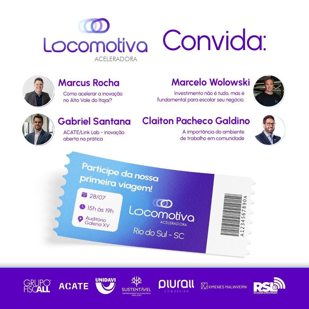 Ecossistema de inovação do Alto Vale terá reforço de peso com a inauguração da Plurall Coworking e da Locomotiva Aceleradora