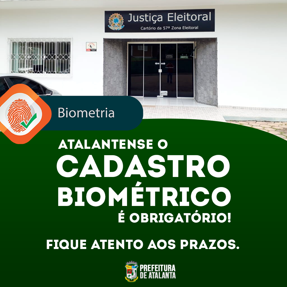 Em Atalanta apenas 37% dos eleitores fizeram o cadastro biométrico; prazo é até dia 28 de junho