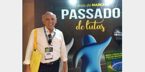 Em Brasília durante Marcha dos Prefeitos, prefeito de Ituporanga Gervásio Maciel solicita verbas para Educação e Saúde