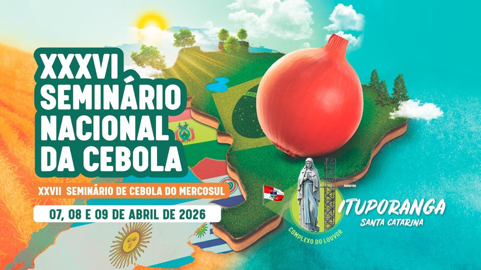 Epagri afirma que programação do Seminário Nacional da Cebola já está praticamente completa