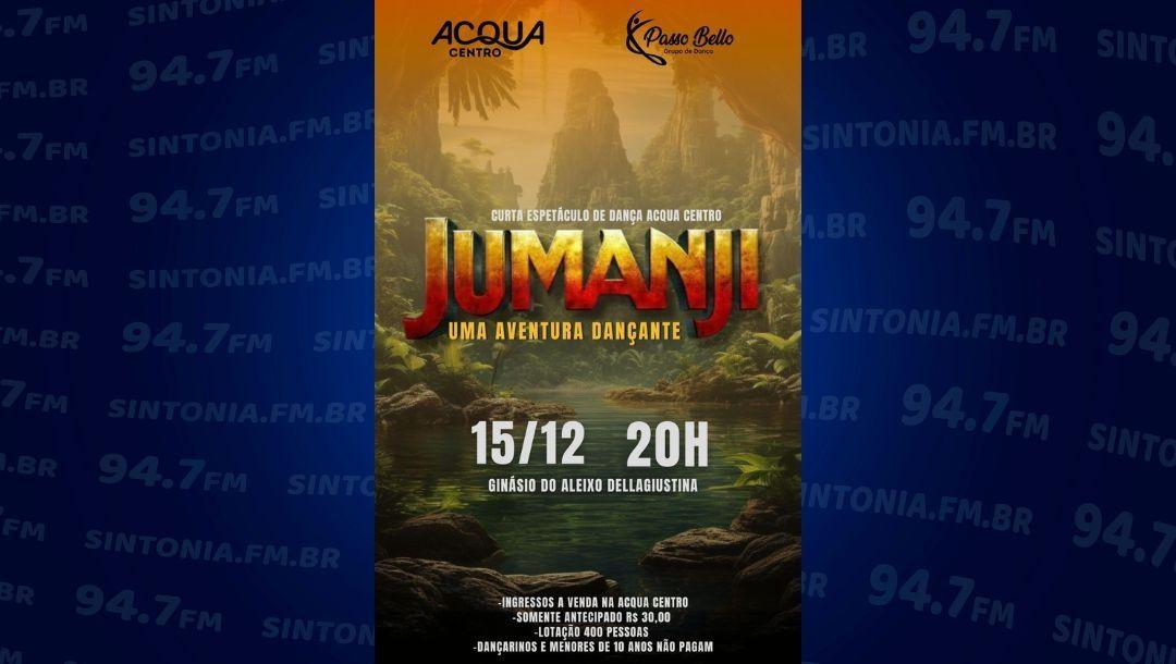 Espetáculo Jumanji reúne 120 dançarinos e encerra projeto social em Ituporanga