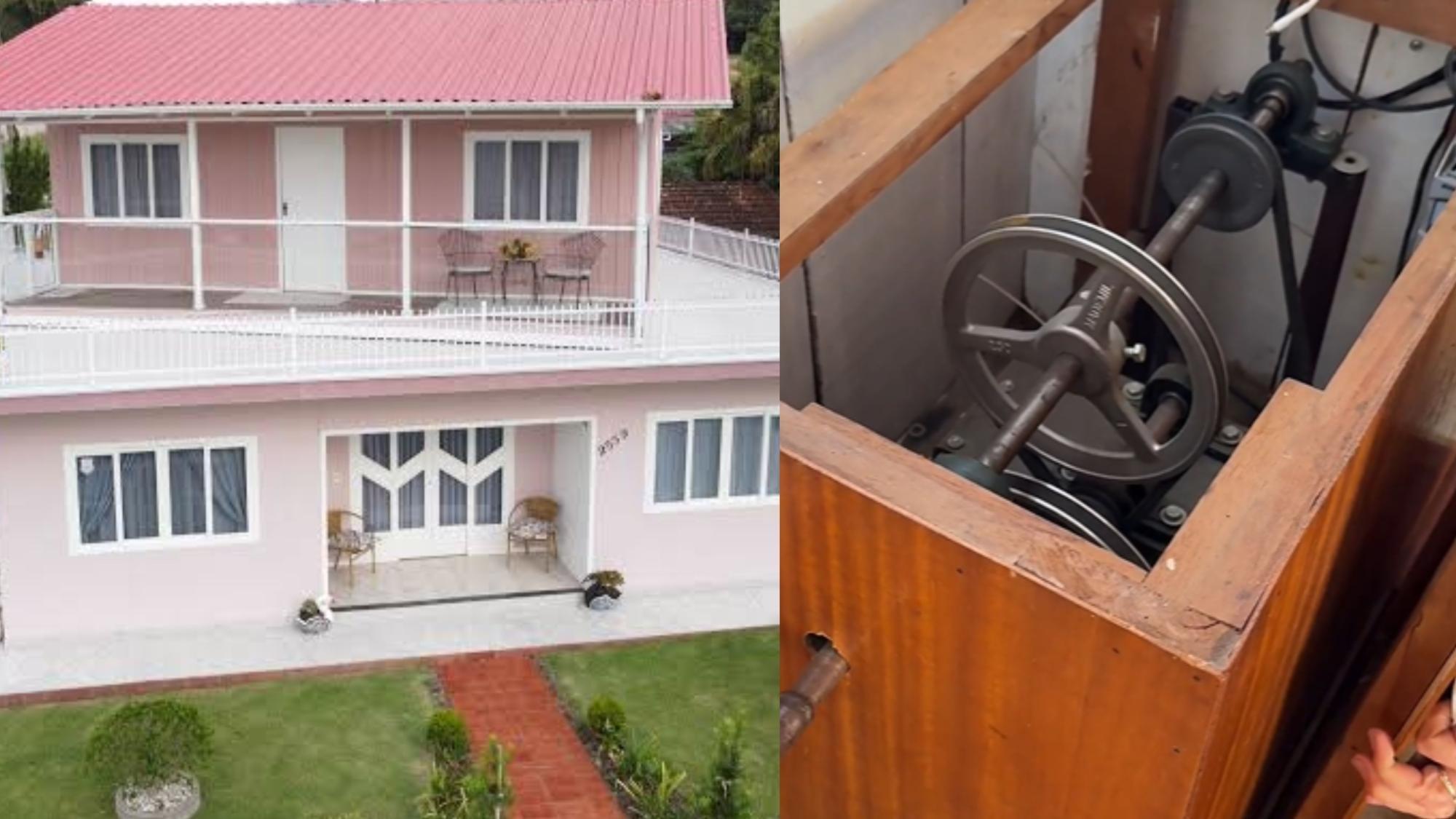 Essa casa gira! E foi criada para que o dono pudesse tomar chimarrão na sombra