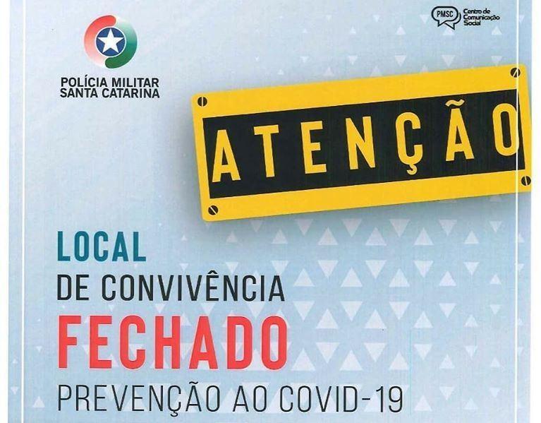 Estabelecimentos irregulares e reincidentes começam a ser interditados cautelarmente pela Polícia Militar em Ituporanga
