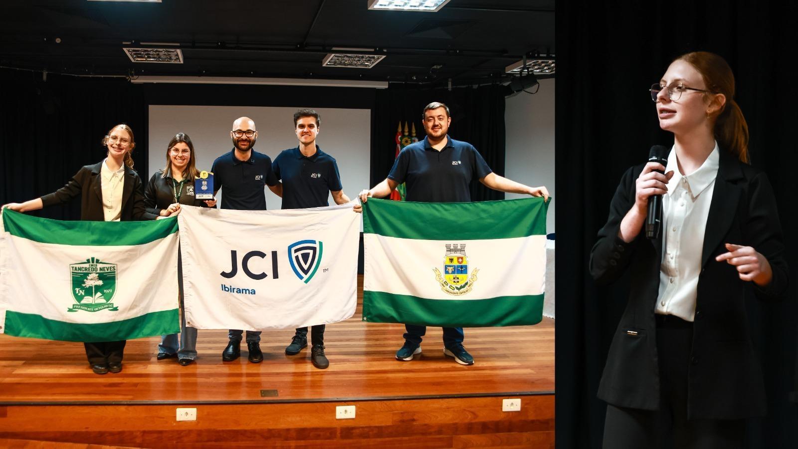 Estudante de Presidente Getúlio avança à fase nacional do concurso de oratória da JCI