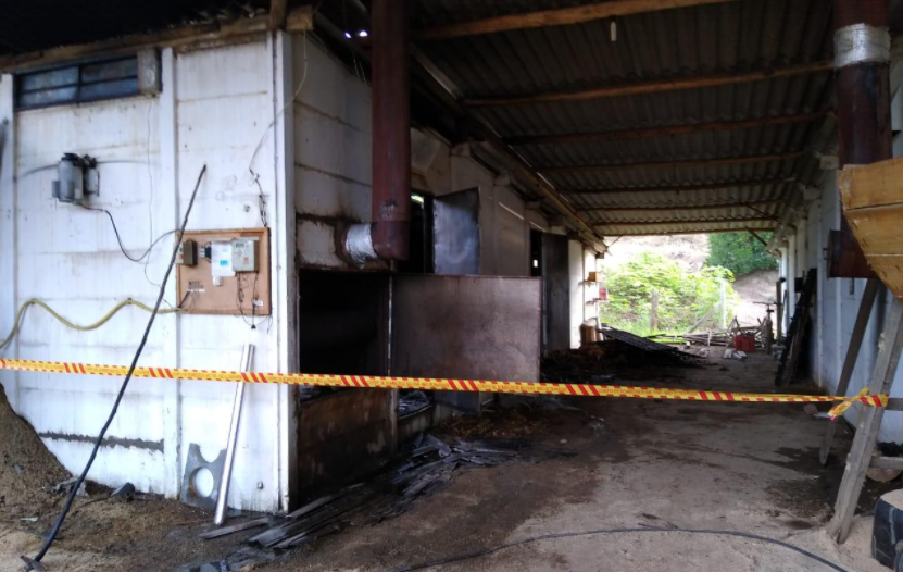 Estufas de fumo adaptadas para ar forçado podem ter mais risco de incêndio