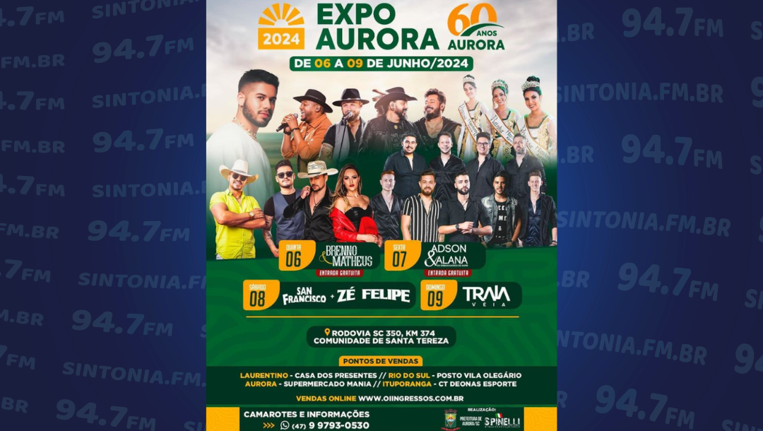 ExpoAurora terá programação voltada para os agricultores