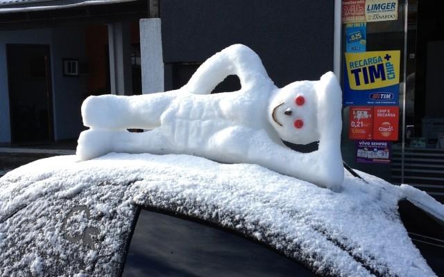Temperaturas caem e há pequena chance de neve na Serra catarinense