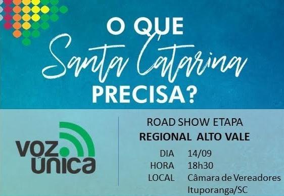 Facisc entrega pleitos do Voz Única para candidatos em Ituporanga
