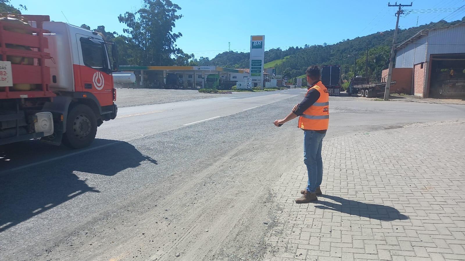 Faixa elevada será instalada na SC-350 em março