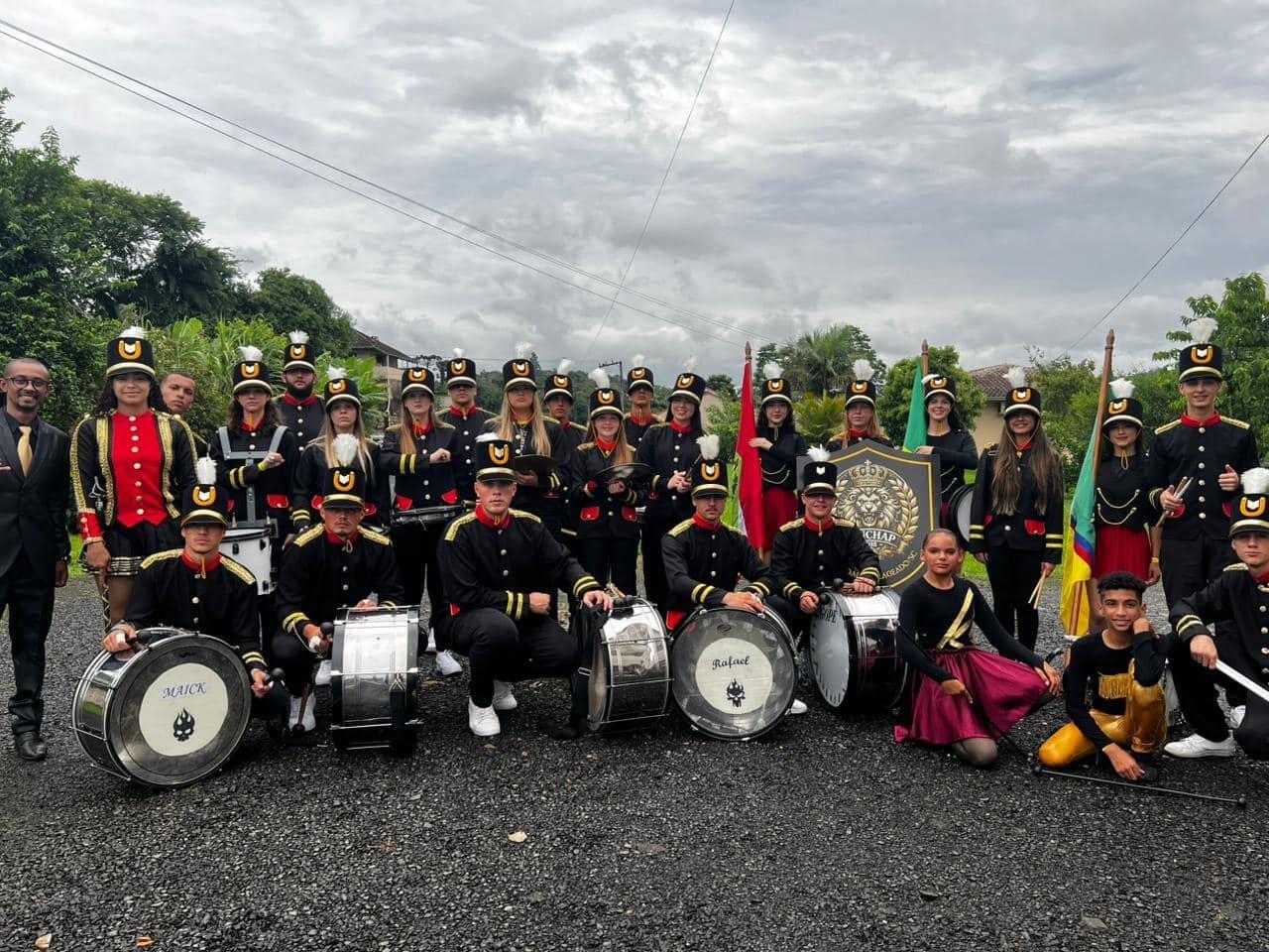 Fanfarra de Chapadão do Lageado brilha no Concurso de Fanfarras em Taió