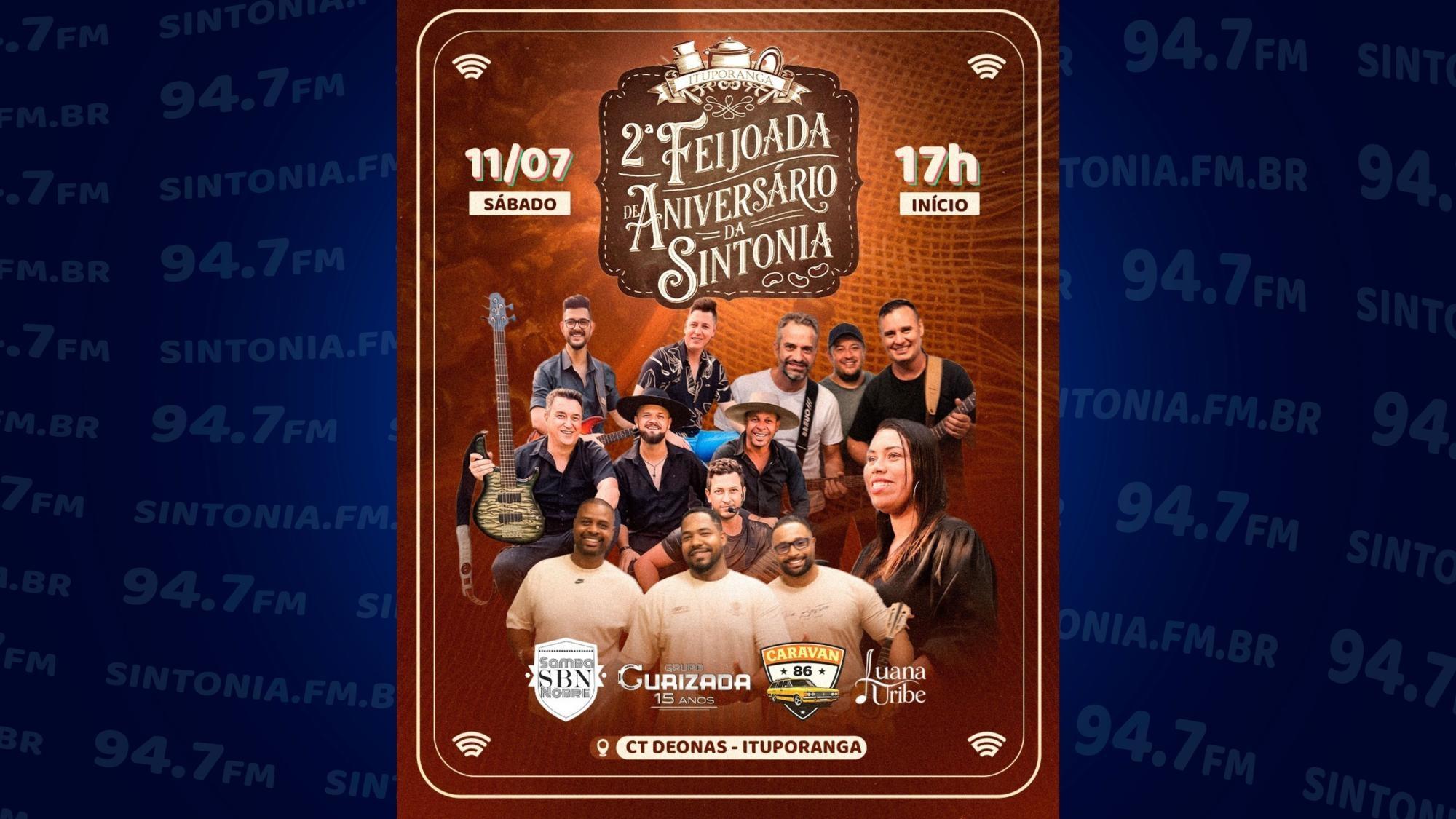 Feijoada da Sintonia FM terá pagode com Grupo Samba Nobre