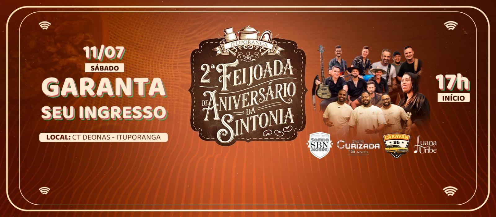 Feijoada da Sintonia vai contar com cardápio amplo e shows de vários estilos