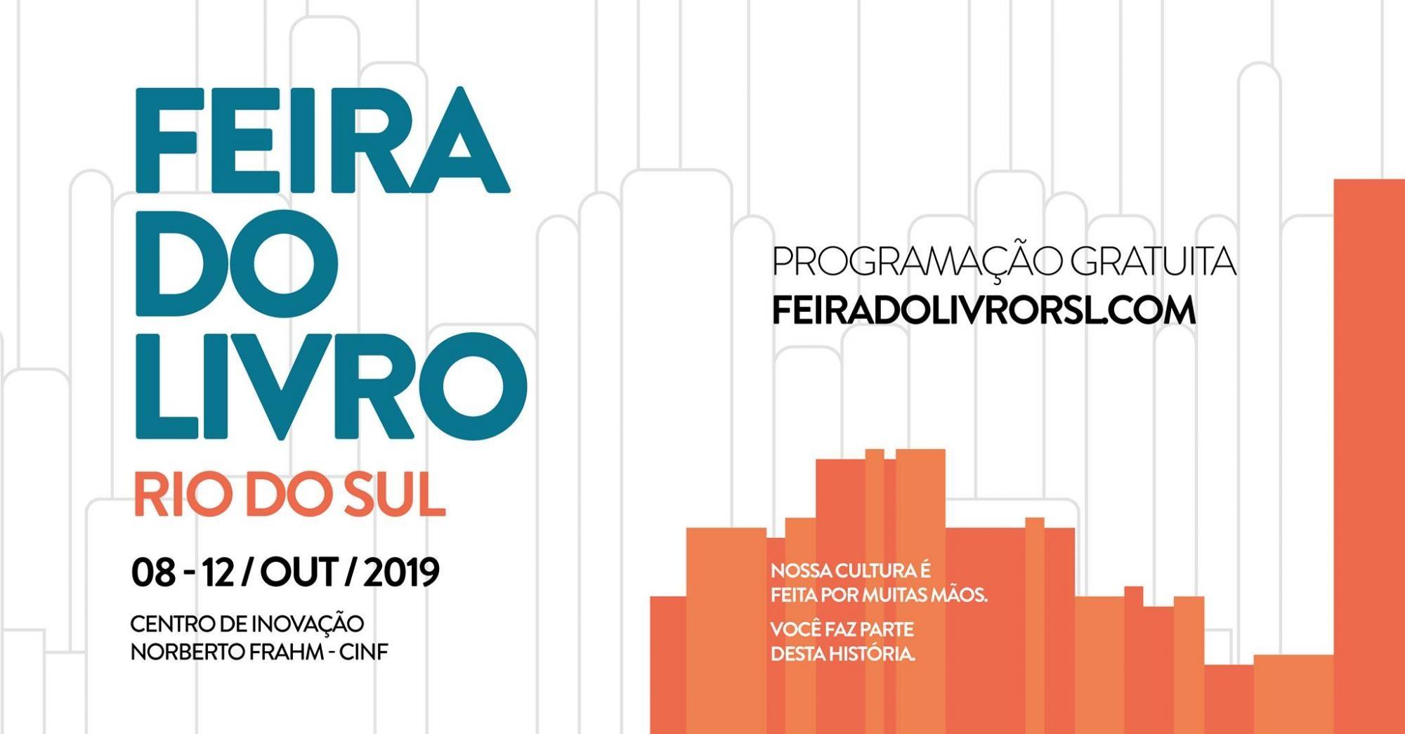 Feira do Livro em Rio do Sul começa nesta terça (08)