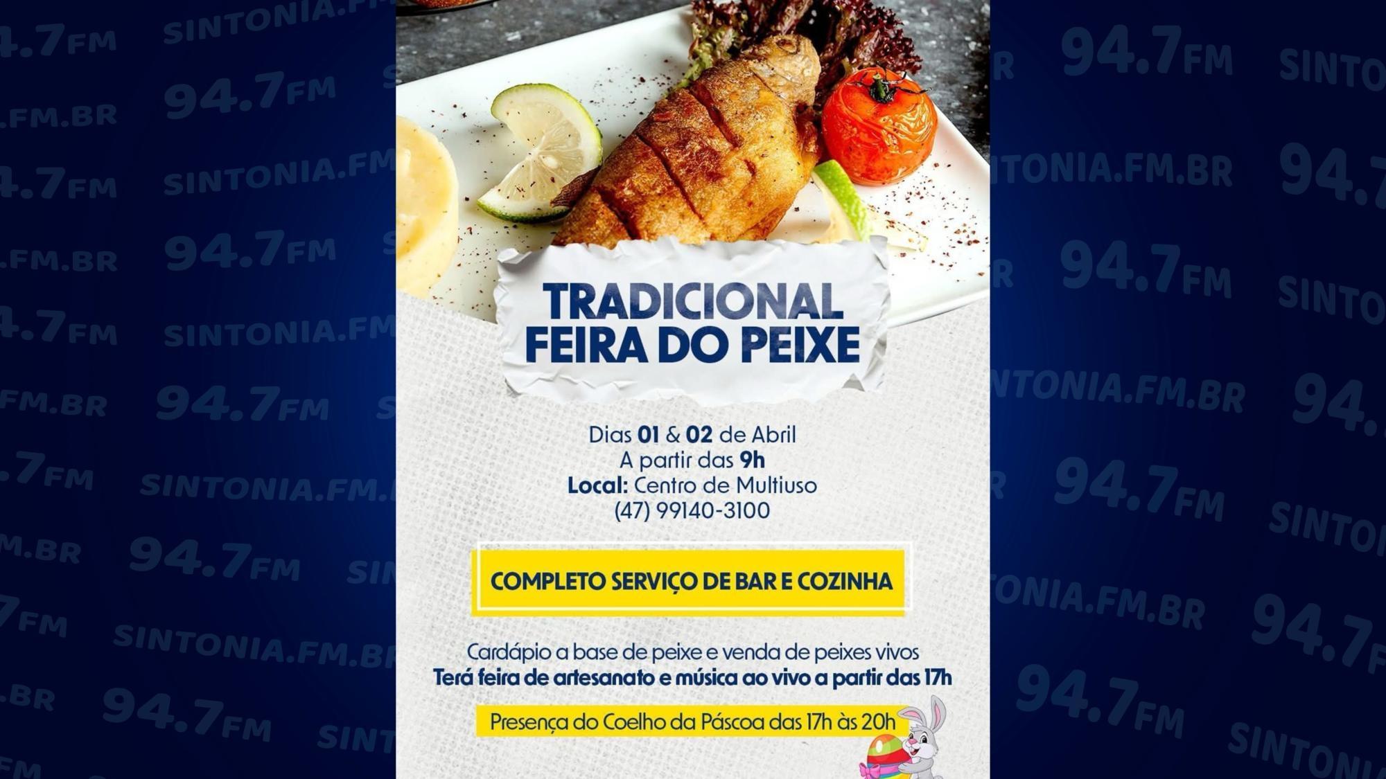 Feira do Peixe movimenta Aurora na quinta e sexta-feira