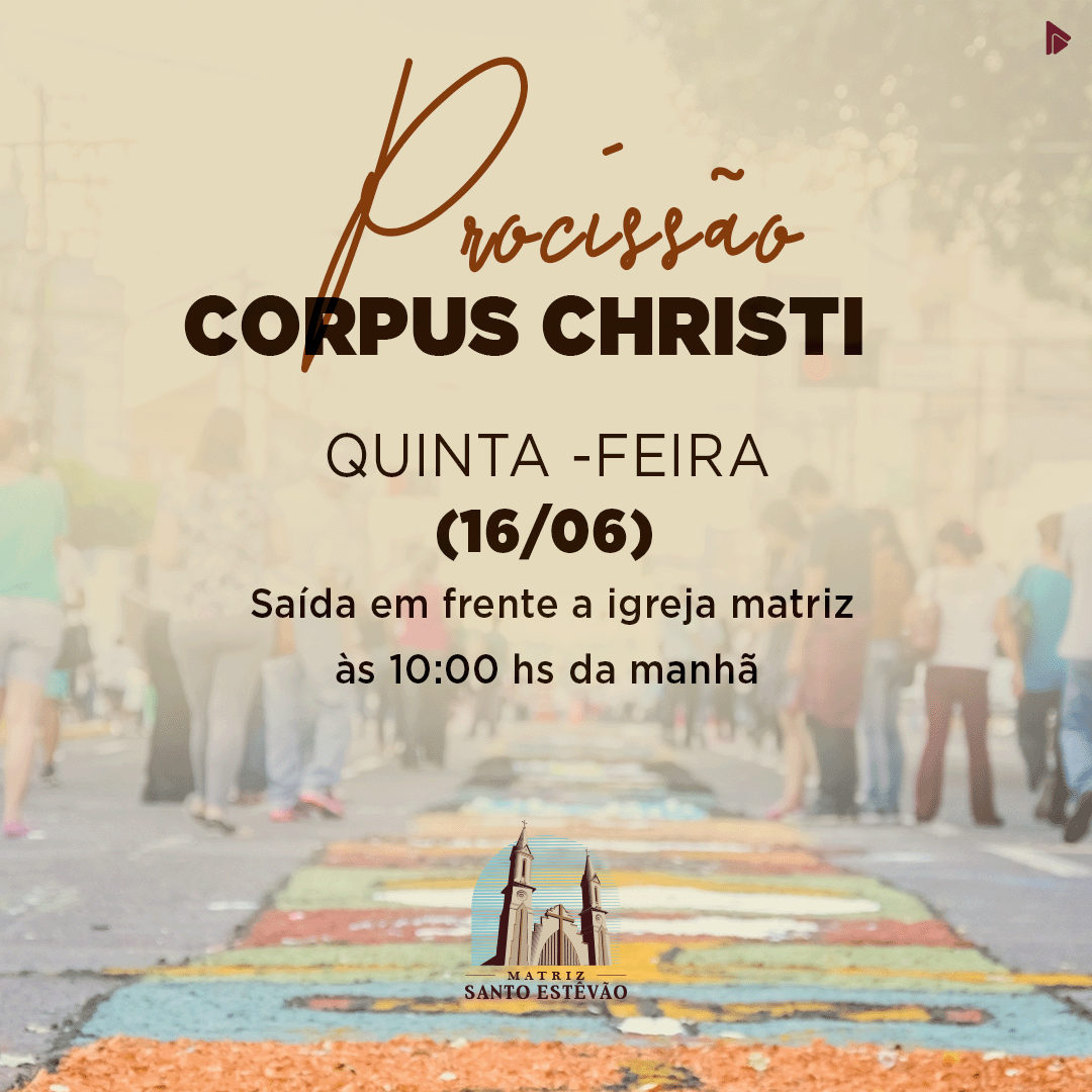 Feriado de Corpus Christi em Ituporanga será marcado por missa, confecção de tapetes, procissão e ação social
