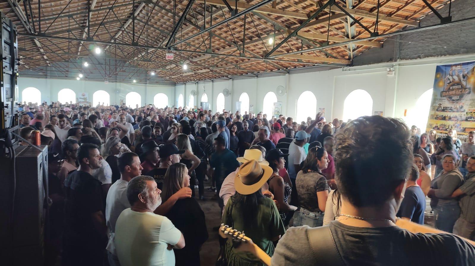 Festa do colono e motorista de Alfredo Wagner reúne mais de três mil pessoas no parque municipal
