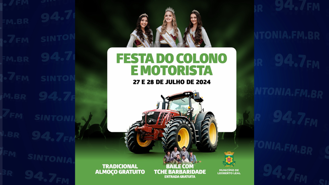Festa do colono e motorista em Leoberto Leal é neste sábado (27) e domingo (28)